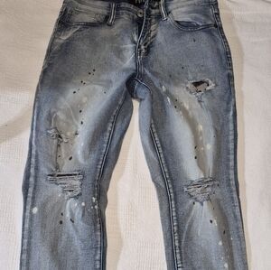 Rue21 Light Blue Distressed Denim Jeans